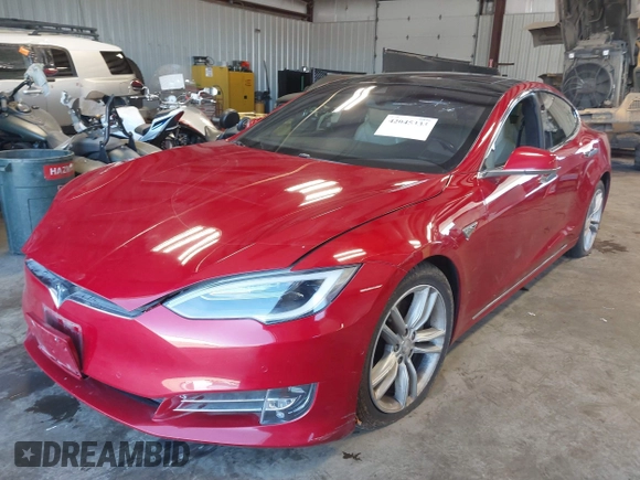 2016 Tesla Model S 90D with VIN 5YJSA1E24GF141543, listed as a IAAI auction lot 42045333 with Not Provided miles and . Bid and sale history available at DreamBid. Image 22.