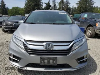 2018 Honda Odyssey Elite with VIN 5FNRL6H95JB076708, listed as a Copart auction lot 54906505 with 88,251 mi miles and Salvage title. Bid and sale history available at DreamBid. Image 5.