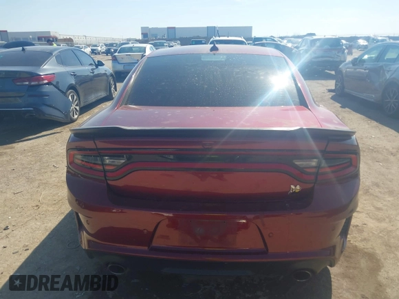 2022 Dodge Charger Scat Pack with VIN 2C3CDXGJ6NH216788, listed as a IAAI auction lot 41670744 with 48,680 mi miles and . Bid and sale history available at carsss.com. Image 16.