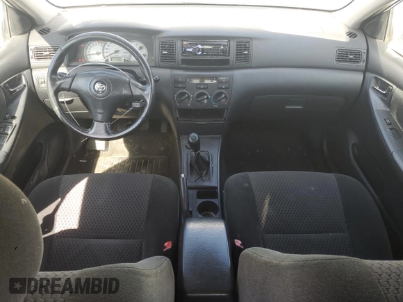 2005 Toyota Corolla CE with VIN 1NXBR32E25Z463861, listed as a Copart auction lot 50050125 with 218,974 mi miles and Salvage Title. Bid and sale history available at DreamBid. Image 8.