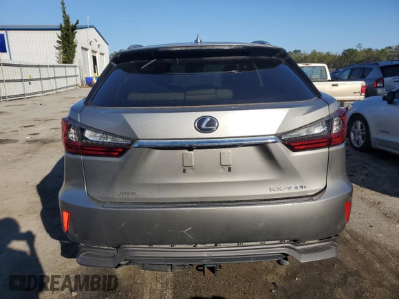 2017 Lexus RX with VIN 2T2BGMCA8HC017531, listed as a Copart auction lot 75051144 with 51,648 mi miles and Salvage Title. Bid and sale history available at carsss.com. Image 6.