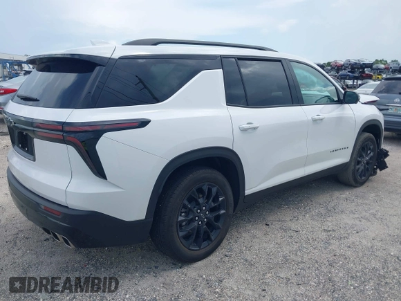 2025 Chevrolet Traverse FWD LT с VIN 1GNERGRS8SJ211623, выставлен на аукционе IAAI как лот 42561606 с пробегом 6 562 миль миль и . История ставок и продаж доступна на DreamBid. Изображение 4.