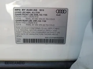 2017 Audi Q3 Premium Plus z VIN WA1JCCFS8HR006944, wystawiony jako Copart lot #41861405 z przebiegiem 90 235 mil mil oraz Szkody całkowita. Historia ofert i sprzedaży dostępna na DreamBid. Obrazek 13.