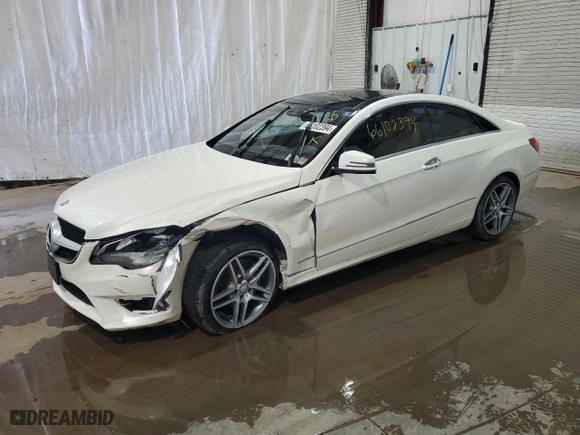 2015 Mercedes-Benz E-Class E 400 with VIN WDDKJ6HB2FF300875, listed as a Copart auction lot 66102394 with 0 mi miles and Salvage Title. Bid and sale history available at carsss.com. Image 1.