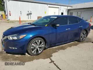 2017 Nissan Maxima SL with VIN 1N4AA6AP0HC383521, listed as a Copart auction lot 57446185 with 62,160 mi miles and Salvage title. Bid and sale history available at DreamBid. Image 1.