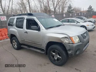 2005 Nissan Xterra S with VIN 5N1AN08WX5C653161, listed as a IAAI auction lot 41503237 with 241,056 mi miles. Bid and sale history available at carsss.com. Image 1.