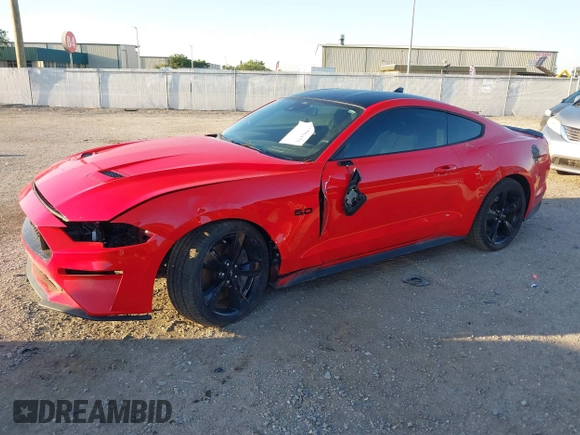 2021 Ford Mustang GT with VIN 1FA6P8CF8M5102178, listed as a IAAI auction lot 41996175 with 76,540 mi miles and . Bid and sale history available at DreamBid. Image 18.