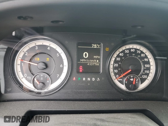 2016 Ram 1500 Express with VIN 1C6RR6FT9GS242177, listed as a Copart auction lot 62063095 with 41,077 mi miles and Salvage title. Bid and sale history available at DreamBid. Image 9.