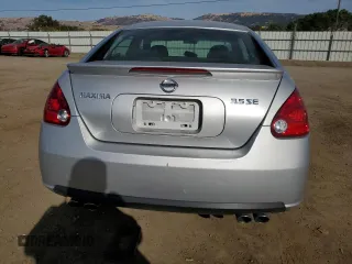 2007 Nissan Maxima 3.5 SE with VIN 1N4BA41E07C819855, listed as a Copart auction lot 78756064 with 56,201 mi miles and Salvage Title. Bid and sale history available at carsss.com. Image 6.