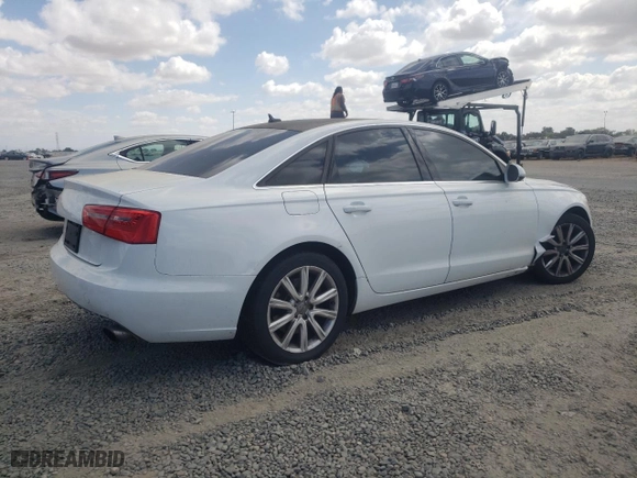 2014 Audi A6 2.0T Premium with VIN WAUCFAFC4EN097097, listed as a Copart auction lot 71421174 with 0 mi miles and Salvage Title. Bid and sale history available at carsss.com. Image 3.