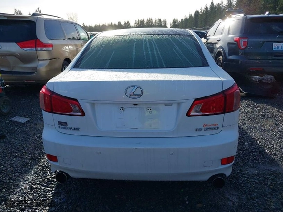 2011 Lexus IS 250 with VIN JTHBF5C24B5134466, listed as a IAAI auction lot 41120353 with NaN miles. Bid and sale history available at carsss.com. Image 16.