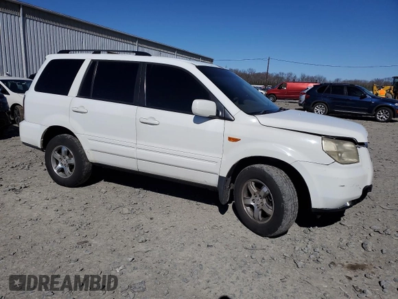 2008 Honda Pilot EX-L with VIN 5FNYF18578B015776, listed as a Copart auction lot 46199664 with 200,954 mi miles and Salvage Title. Bid and sale history available at carsss.com. Image 4.