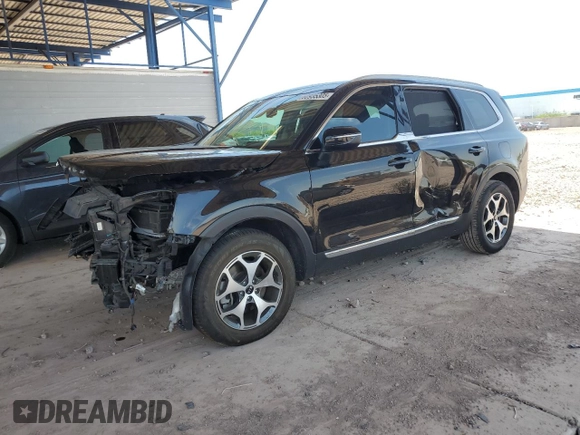 2021 Kia Telluride EX с VIN 5XYP34HC4MG190607, выставлен на аукционе Copart как лот 60935305 с пробегом 42 682 миль миль и Списание • Salvage title. История ставок и продаж доступна на DreamBid. Изображение 1.