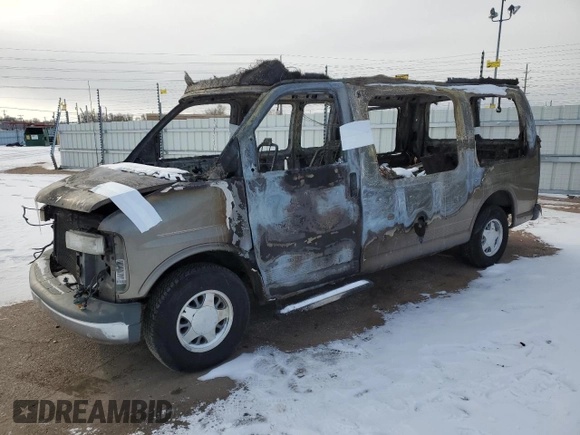 2002 Chevrolet Express z VIN 1GBFG15R821223150, wystawiony jako Copart lot #88856955 z przebiegiem Nie podano mil oraz Nie do naprawy. Historia ofert i sprzedaży dostępna na DreamBid. Obrazek 1.