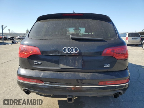2011 Audi Q7 Premium Plus with VIN WA1LMAFE7BD000156, listed as a Copart auction lot 88290975 with 211,111 mi miles and Salvage title. Bid and sale history available at DreamBid. Image 6.