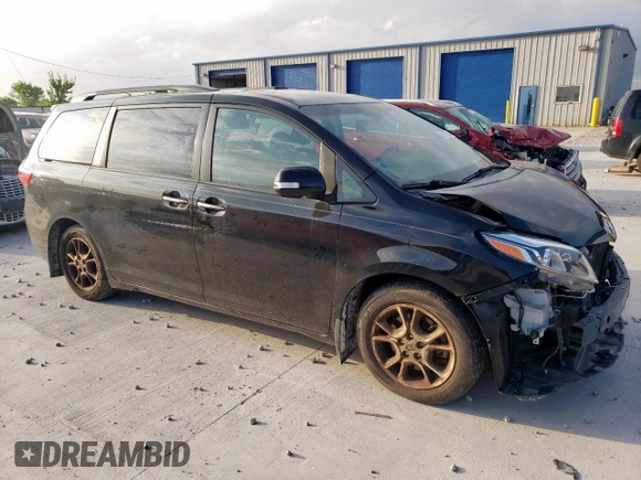 2015 Toyota Sienna XLE with VIN 5TDYK3DC1FS618338, listed as a Copart auction lot 63567755 with 119,596 mi miles and Salvage title. Bid and sale history available at DreamBid. Image 4.