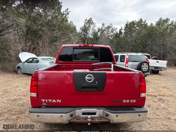 2008 Nissan Titan XE with VIN 1N6BA07D78N355337, listed as a IAAI auction lot 41646765 with 180,578 mi miles. Bid and sale history available at carsss.com. Image 12.