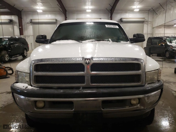 1999 Dodge Ram 2500 with VIN 1B7KF236XXJ550393, listed as a Copart auction lot 43431955 with 289,033 mi miles and Salvage Title. Bid and sale history available at carsss.com. Image 5.