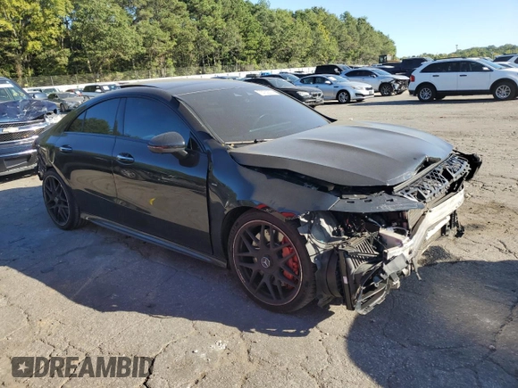 2020 Mercedes-Benz CLA 45 AMG with VIN W1K5J5DB6LN132320, listed as a Copart auction lot 75762514 with 44,839 mi miles and Salvage Title. Bid and sale history available at DreamBid. Image 4.