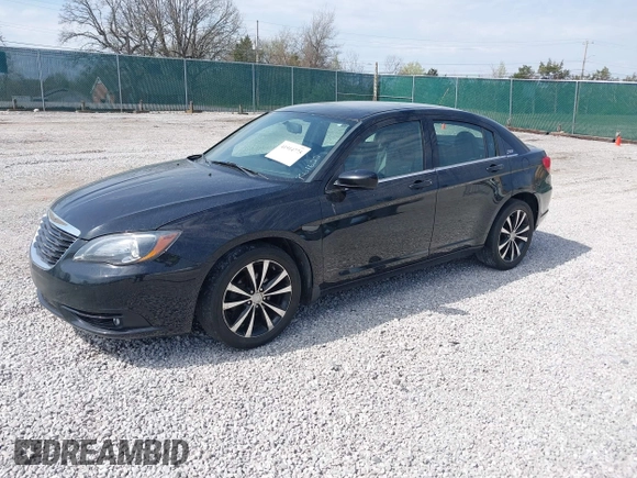 2012 Chrysler 200 S with VIN 1C3CCBHGXCN257700, listed as a IAAI auction lot 41914775 with 125,866 mi miles. Bid and sale history available at carsss.com. Image 2.