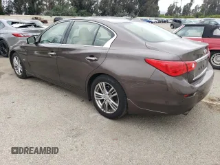 2017 Infiniti Q50 Sport with VIN JN1EV7AP9HM743324, listed as a Copart auction lot 59636665 with 67,908 mi miles and Salvage title. Bid and sale history available at DreamBid. Image 2.