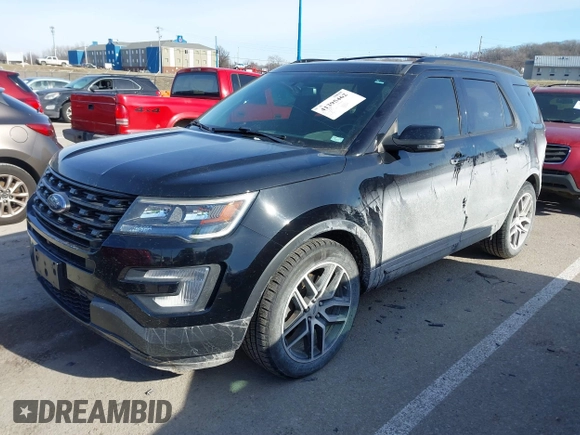 2017 Ford Explorer Sport with VIN 1FM5K8GT9HGD02111, listed as a IAAI auction lot 41395462 with 105,000 mi miles and . Bid and sale history available at carsss.com. Image 17.