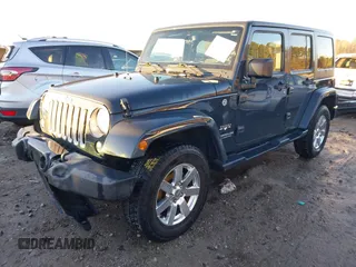 2017 Jeep Wrangler Unlimited Sahara with VIN 1C4BJWEGXHL686766, listed as a IAAI auction lot 41305319 with 97,806 mi miles. Bid and sale history available at carsss.com. Image 18.