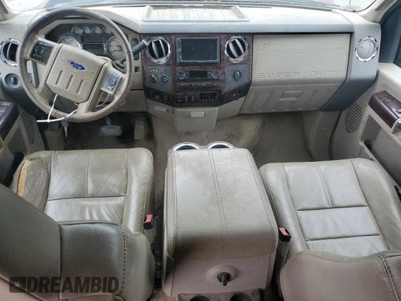 2008 Ford F-250 XL with VIN 1FTSW21R98EC25872, listed as a Copart auction lot 60349775 with Not provided miles and Salvage title. Bid and sale history available at DreamBid. Image 8.