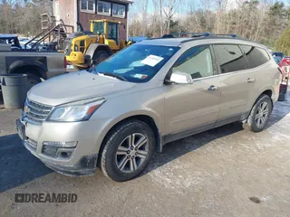 2015 Chevrolet Traverse LT with VIN 1GNKVHKDXFJ389653, listed as a IAAI auction lot 41349149 with 141,516 mi miles and . Bid and sale history available at DreamBid. Image 2.