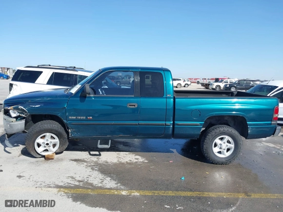 1999 Dodge Ram 1500 with VIN 1B7HF13Z5XJ547187, listed as a IAAI auction lot 41687655 with 187,722 mi miles. Bid and sale history available at carsss.com. Image 15.