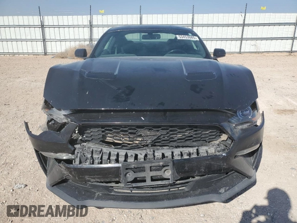 2019 Ford Mustang EcoBoost with VIN 1FA6P8TH2K5112042, listed as a Copart auction lot 53453085 with 107,923 mi miles and Salvage Title. Bid and sale history available at carsss.com. Image 5.
