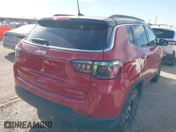 2024 Jeep Compass Limited z VIN 3C4NJDCN8RT595360, wystawiony jako IAAI lot #42323056 z przebiegiem 46 933 mil mil oraz . Historia ofert i sprzedaży dostępna na DreamBid. Obrazek 4.
