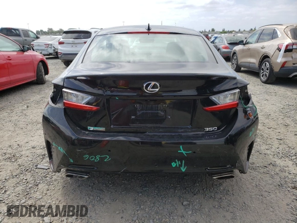 2017 Lexus RC 350 z VIN JTHHE5BC0H5016219, wystawiony jako Copart lot #54383235 z przebiegiem 38 865 mil mil oraz Szkoda całkowita • Salvage title. Historia ofert i sprzedaży dostępna na DreamBid. Obrazek 6.