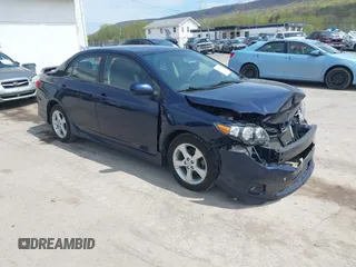 2013 Toyota Corolla L with VIN 2T1BU4EE7DC113139, listed as a IAAI auction lot 42093462 with 110,883 mi miles. Bid and sale history available at carsss.com. Image 1.