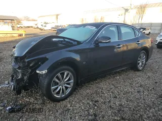 2019 Infiniti Q70 Luxe with VIN JN1BY1AR6KM580146, listed as a Copart auction lot 84001984 with 51,683 mi miles and Non Repairable. Bid and sale history available at DreamBid. Image 1.