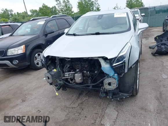 2019 Cadillac XT5 Premium Luxury AWD with VIN 1GYKNFRS6KZ245024, listed as a IAAI auction lot 42490970 with 54,917 mi miles and . Bid and sale history available at DreamBid. Image 13.