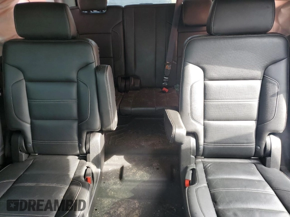 2015 GMC Yukon Denali with VIN 1GKS1CKJ2FR699959, listed as a Copart auction lot 42035195 with 0 mi miles and Salvage Title. Bid and sale history available at carsss.com. Image 10.