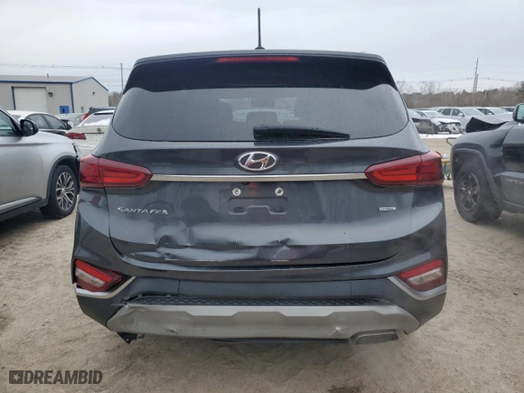 2020 Hyundai Santa Fe SE with VIN 5NMS2CAD2LH275623, listed as a Copart auction lot 42937265 with 89,553 mi miles and Salvage Title. Bid and sale history available at carsss.com. Image 6.