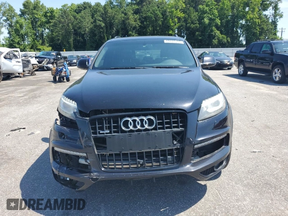 2015 Audi Q7 S line Prestige with VIN WA1DGAFE6FD021100, listed as a Copart auction lot 60228105 with 124,955 mi miles and Salvage title. Bid and sale history available at DreamBid. Image 5.