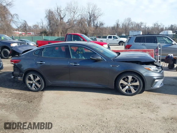 2019 Kia Optima LX with VIN 5XXGT4L34KG314075, listed as a IAAI auction lot 41656527 with 72,131 mi miles. Bid and sale history available at carsss.com. Image 14.