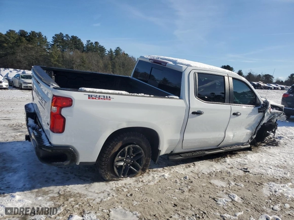 2024 Chevrolet Silverado 1500 LT Trail Boss with VIN 3GCUDFE82RG198774, listed as a Copart auction lot 85925724 with 20,296 mi miles and Salvage Title. Bid and sale history available at carsss.com. Image 3.