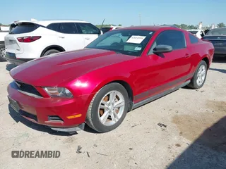 2010 Ford Mustang V6 with VIN 1ZVBP8AN3A5170819, listed as a IAAI auction lot 42024995 with 119,450 mi miles. Bid and sale history available at carsss.com. Image 2.