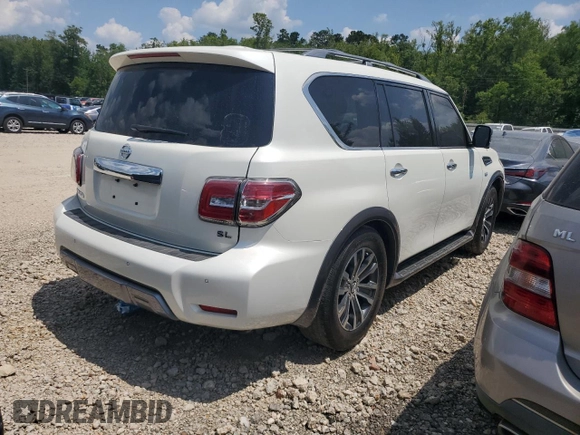 2019 Nissan Armada SL z VIN JN8AY2ND7KX009782, wystawiony jako Copart lot #59013905 z przebiegiem 97 915 mil mil oraz Czysty tytuł • Clean title. Historia ofert i sprzedaży dostępna na DreamBid. Obrazek 3.