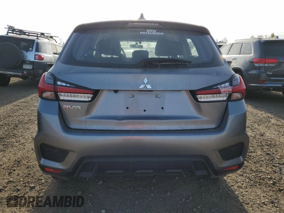 2022 Mitsubishi RVR ES with VIN JA4AHUAU9NU606123, listed as a Copart auction lot 75098854 with 37,552 mi miles and Clean Title. Bid and sale history available at carsss.com. Image 6.