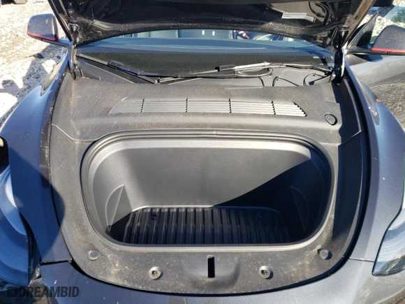 2024 Tesla Model Y Performance with VIN 7SAYGDEF6RF033881, listed as a Copart auction lot 43957765 with NaN miles and Salvage Title. Bid and sale history available at carsss.com. Image 11.