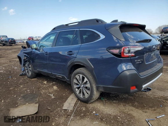 2025 Subaru Outback Limited z VIN 4S4BTANC3S3207973, wystawiony jako Copart lot #50604335 z przebiegiem Nie podano mil oraz Szkoda całkowita • Salvage title. Historia ofert i sprzedaży dostępna na DreamBid. Obrazek 2.