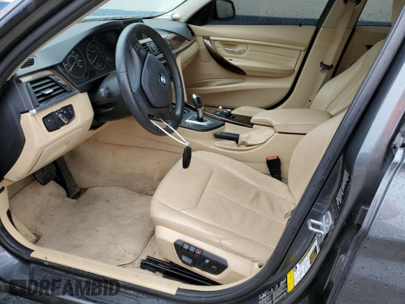 2013 BMW 3 Series 328i xDrive with VIN WBA3B5G50DNS05328, listed as a Copart auction lot 52989285 with 125,516 mi miles and Salvage title. Bid and sale history available at DreamBid. Image 7.