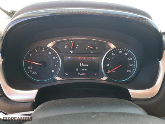 2020 Chevrolet Traverse LT Leather with VIN 1GNEVHKW7LJ100271, listed as a Copart auction lot 88005255 with 53,682 mi miles and Salvage Title. Bid and sale history available at carsss.com. Image 9.