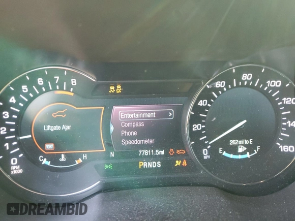 2019 Lincoln MKC Standard with VIN 5LMCJ1D93KUL07403, listed as a Copart auction lot 75293804 with 77,811 mi miles and Non Repairable. Bid and sale history available at DreamBid. Image 9.