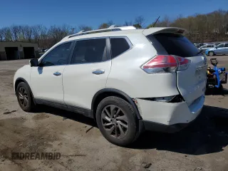 2015 Nissan Rogue SV with VIN 5N1AT2MT0FC773453, listed as a Copart auction lot 53191465 with 108,810 mi miles and Salvage Title. Bid and sale history available at carsss.com. Image 2.